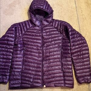 Mountain HardWear GHOST WHISPERER/2 Purple Hooded Puffer Jacket XL